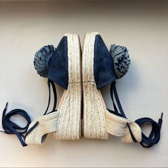 Kate Spade New York Espadrille Wedge Heeled Sandals Ankle Strap Women’s 8 New - Picture 4 of 14